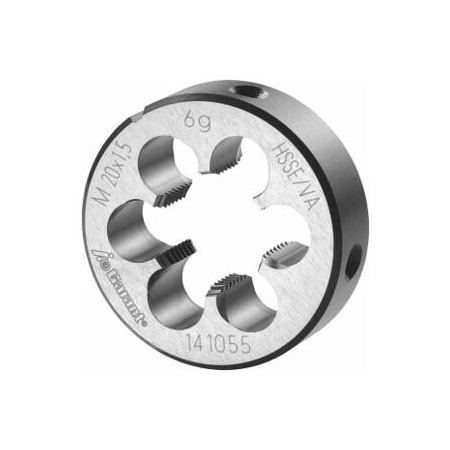 Garant M20X1.5 HSS-E Round Die, Closed/Pre-Slit Form 141055 20X1,5